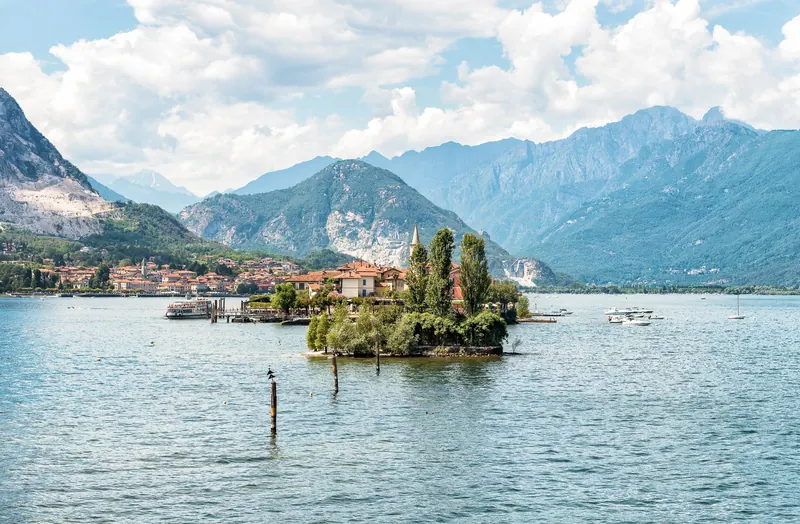 Lake Maggiore with Isola dei Pescatori